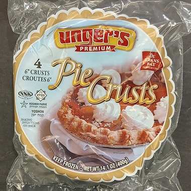 UNG. PIE CRUST 6INCH X4