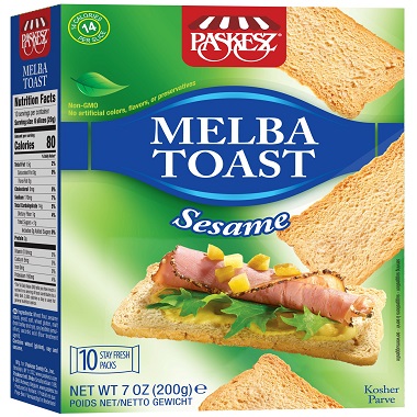 PAS. MELBA TOAST SESAME