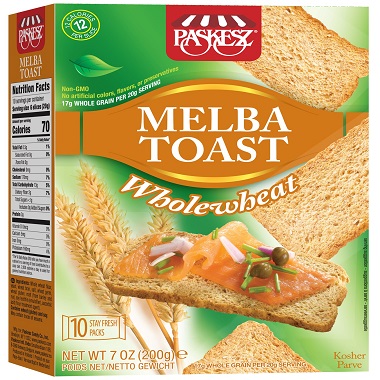 PAS. MELBA TOAST W/W