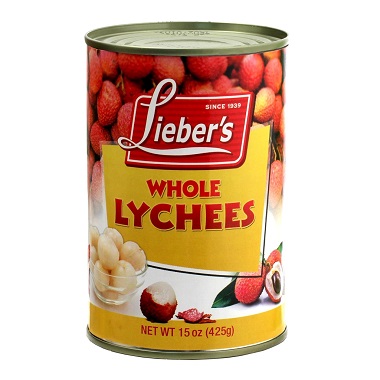LIEBERS WHOLE LYCHEES 425 GR