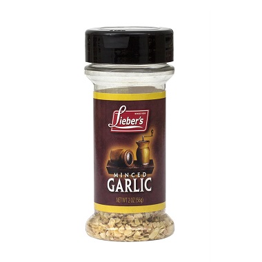 LIE. MINCED GARLIC
