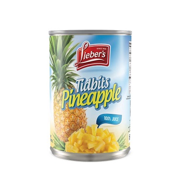 LIE. PINEAPPLE TIDBITS
