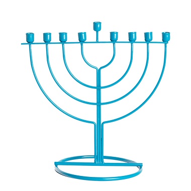 SHRAGA BLUE MENORAH
