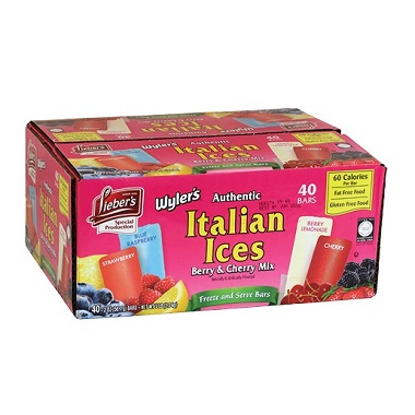 LIE. ITALIAN ICES PINK