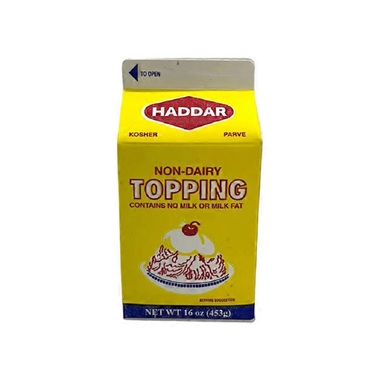 HAD. FROZEN TOPPING