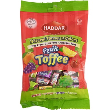 Haddar Fruit Mix Toffees 198g