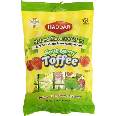 HAD. SOUR BERRIES TOFFEES
