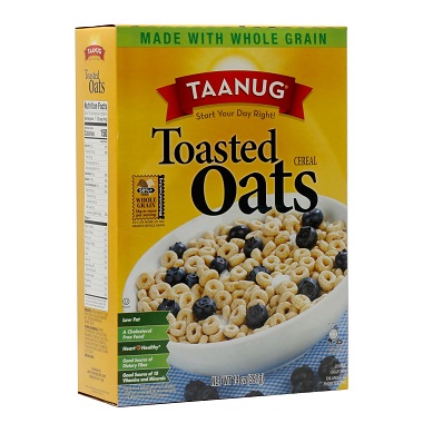 TAANUG TOASTED OATS CEREAL14.0 oz