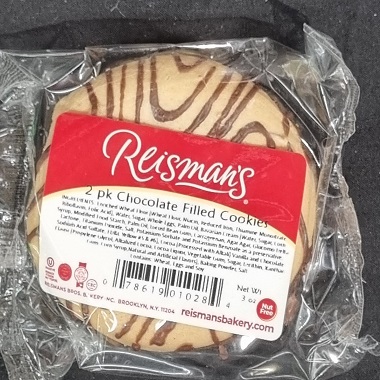 Reisman's 2pk chocolate filled cookies