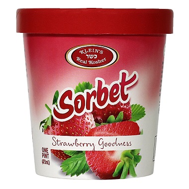 KL. PINT SORBET STRAW.