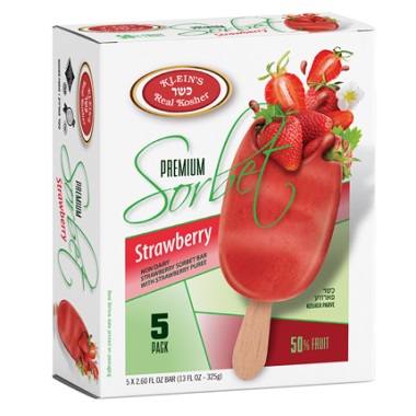 KL. SORBET STRAWBERRY X 5
