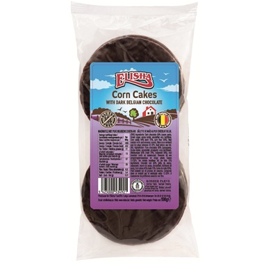 Elisha Corn Cakes with Dark Belgian Chocolate gluten-free 100g