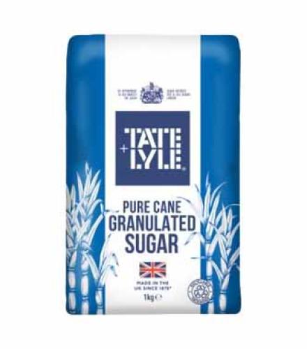 Tate & Lyle Pure Cane Granulated Sugar 1kg