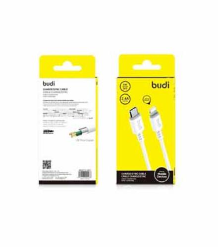 WIRE TYPE C TO IPHONE {Budi Cable DC011TL10W USBA/LIGHTNING 1M}