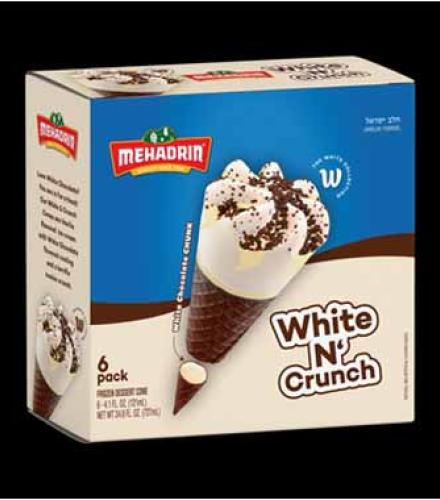 Mehadrin WHITE N CRUNCH 6 PACK