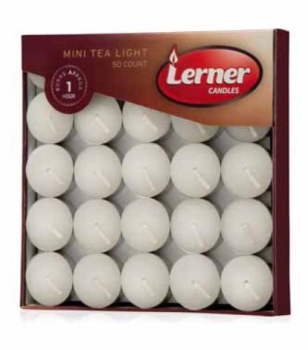 Lerner Mini Tealights 50Pk 32 Cs.
