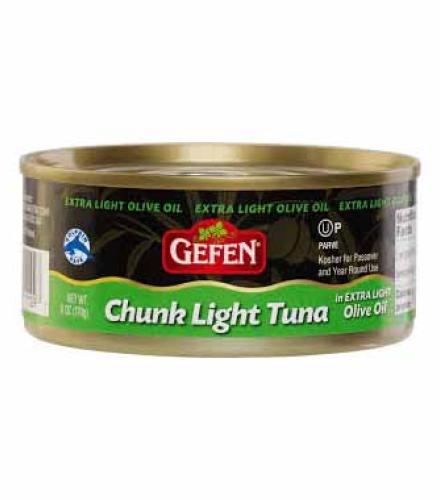 Gefen Chunk Light Tuna In Extra Light Olive Oil (6oz.)   