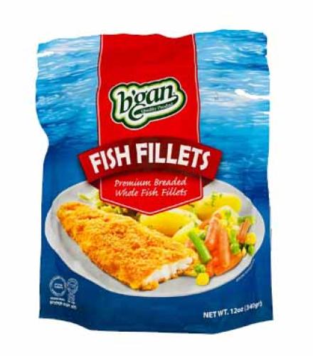 BGAN FISH FILLETS 12OZ