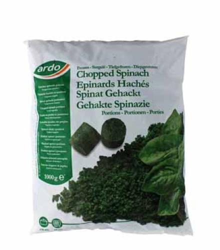 ARDO CHOPPED SPINACH 1KG
