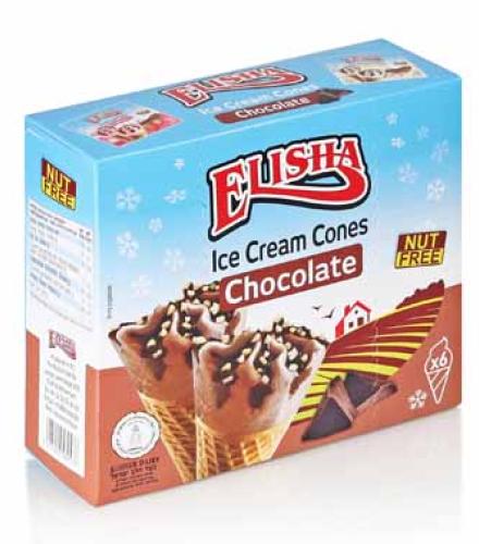 ELISHA CORNETS CHOC. X6