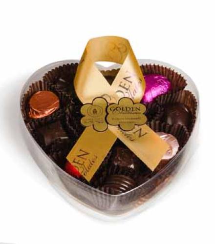 G/C CHOCOLATE HEART X 12