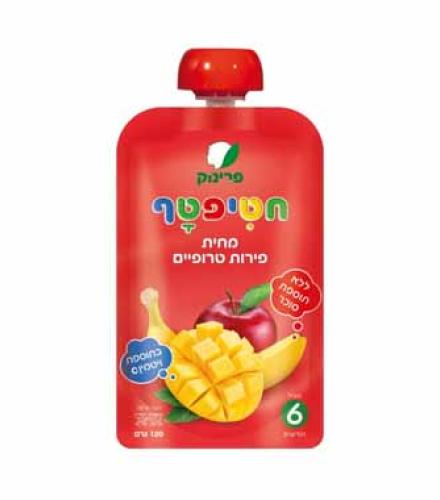 ELISHA PRINUK POUCH TROPICAL FRUITS NO ADDED SUGAR