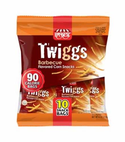 Paskesz Company Twiggs Barbecue Flavored Corn Snacks 10 Pack 