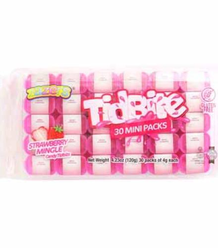 Zazers Tidbite Mini Strawberry 30pk 20gr