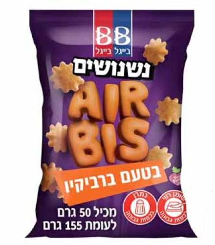 Bagel Bagel Snacks Airbis Barbecue Flavored   Baked Snack 50 grams