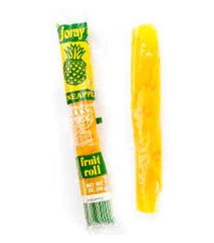Joray Pineapple Fruit Rolls  Real Fruit .75 oz 