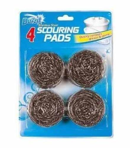 DUZZIT SCOURING PADS X4