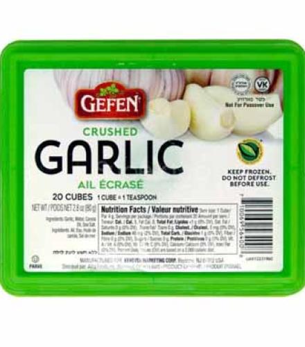 Gefen Cubes Garlic Crushed 2.8Oz 