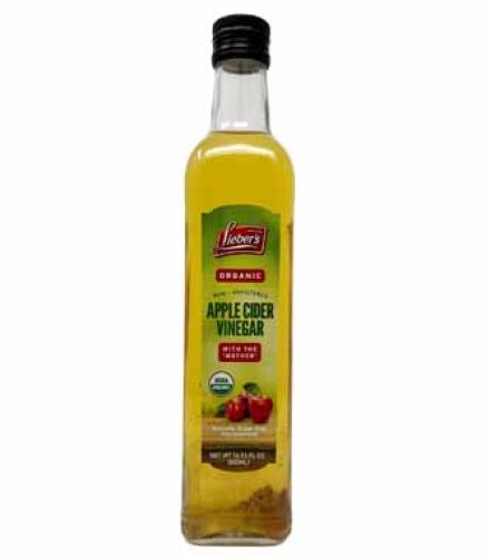 Lieber's Organic Apple Cider Vinegar 16.9 fl oz 500ml