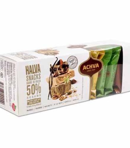 Achva Halva Snack 12 piece box