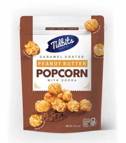 TIDBITS Peanut Butter pop crunch with cocoa 113gr