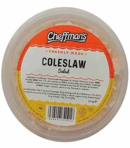 Cheffman's Coleslaw Salad Freshly Made 250g
