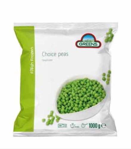 GREENS CHOICE PEAS 1KG