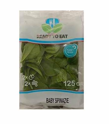 baby spinach Washed and ready to eat 125g 