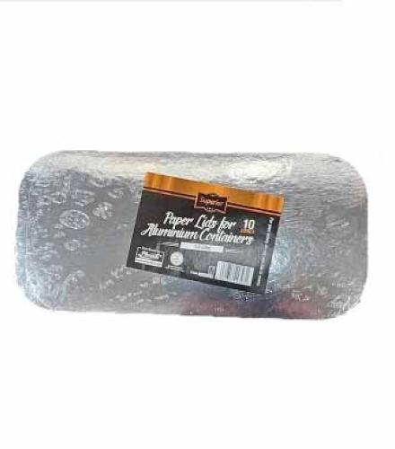 Superior Paper Lids for 10 Aluminium Containers 