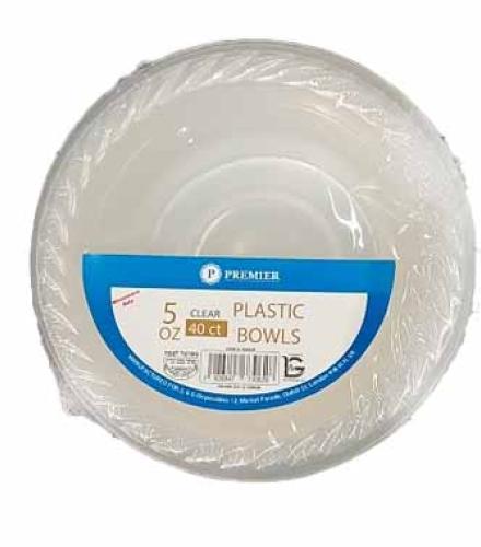 PREMIER CLEAR 5OZ BOWL 40ct