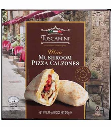 Calzones Mini Mushroom Pizza 8.47Oz Tuscanini