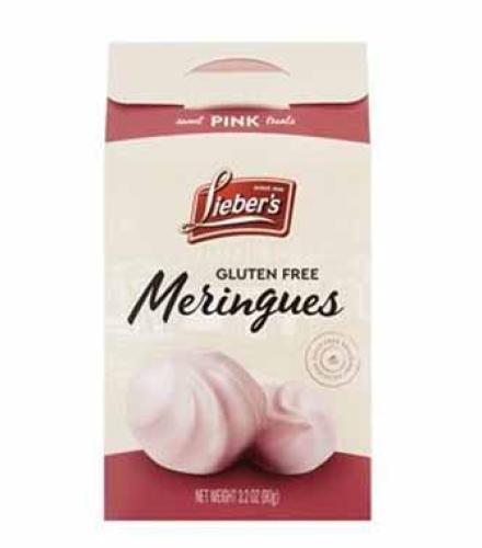 Liebers Pink Meringues Cookies Gluten Free