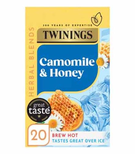 Twinings Camomile & Honey Tea Bags 20 Pack 30g