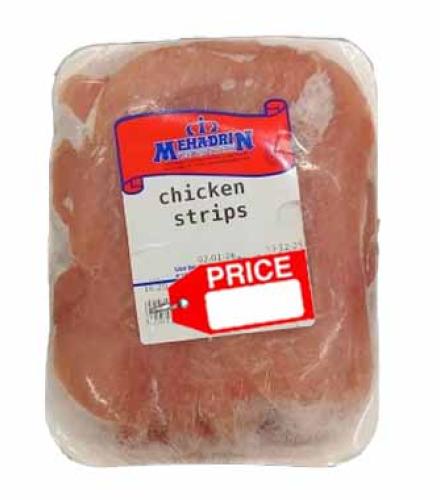 Mehadrin Chicken strips, Price per kilo