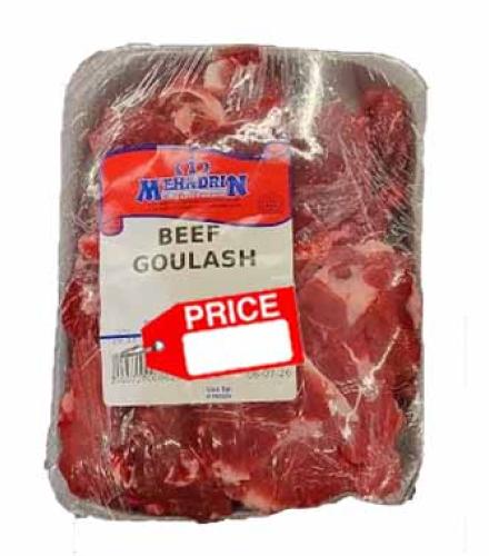 Mehadrin Beef goulash, Price per kilo