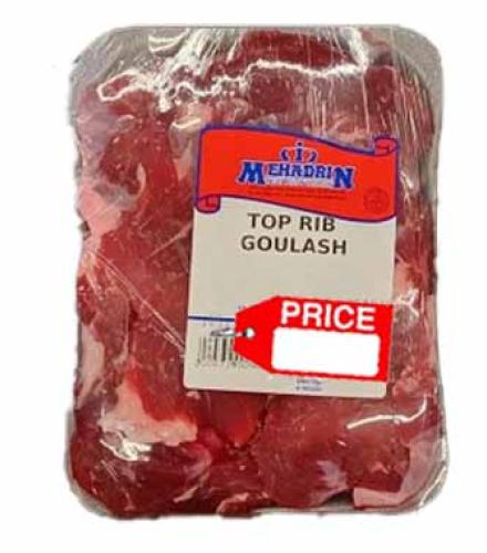 Mehadrin Top Rib Goulash, Price per kilo K/P