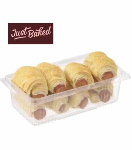 Just Baked Mini Sausage Rolls Baked