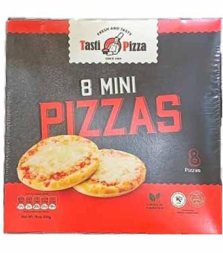 Tasti Pizza Mini Pizzas 8 mini pizzas per box 15oz (425g)