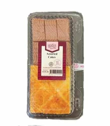 Honigs Assorted Cakes combination of chocolate and plain sponge cake slices