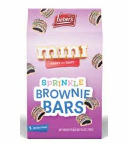 COOKIES - Lieber's Sprinkle Mini Brownie Bars 6.5 Oz K/P